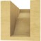 Ekena Millwork 4"W x 8"D x 4"H Wide Crestline Rough Cedar Woodgrain TimberThane Corbel, Primed Tan CORUR04X08X04CRERCPR - alternate 4